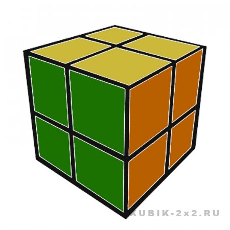 иллюстрация - как собрать кубик Рубика 2х2 легкая инструкция