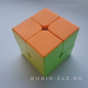 картинка - правильная настройка кубика Рубика 2х2